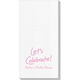 Fun Let's Celebrate Luxury Deville Guest Towels Image 5 of 6
